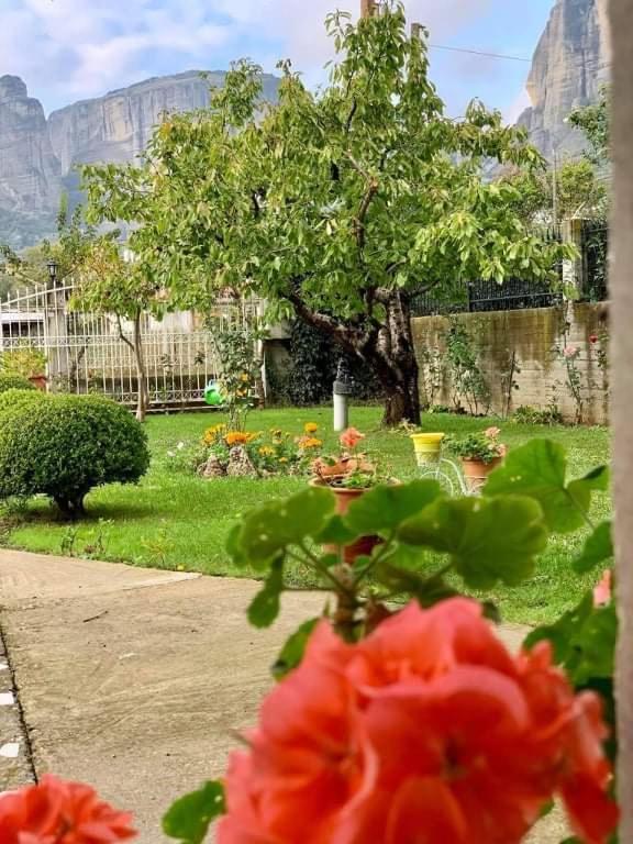 Meteora view garden Lägenhet Kalampaka Exteriör bild